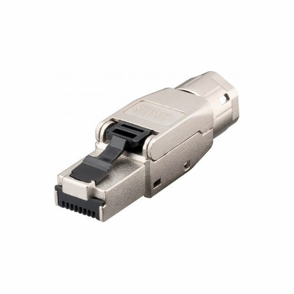Goobay CAT 8.1 feldkonfektionierbarer RJ-45 Stecker (Meta...