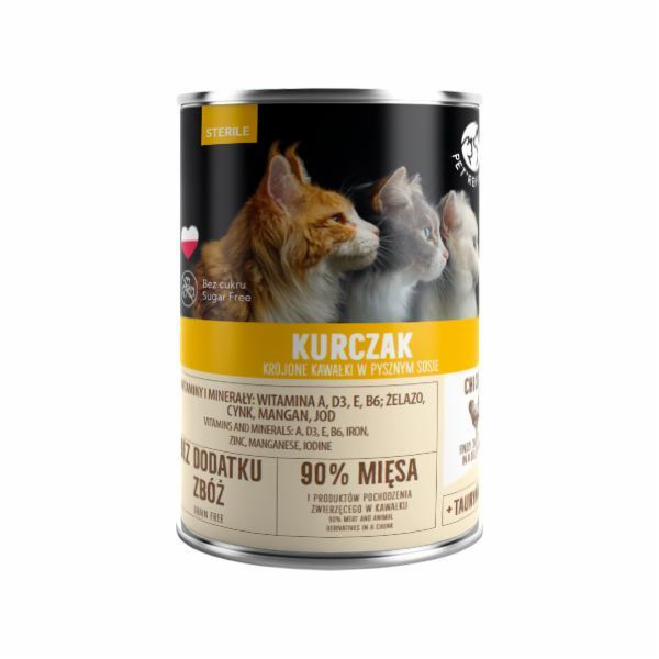 PET REPUBLIC Sterile Chicken - mokré krmivo pro kočky - 400g