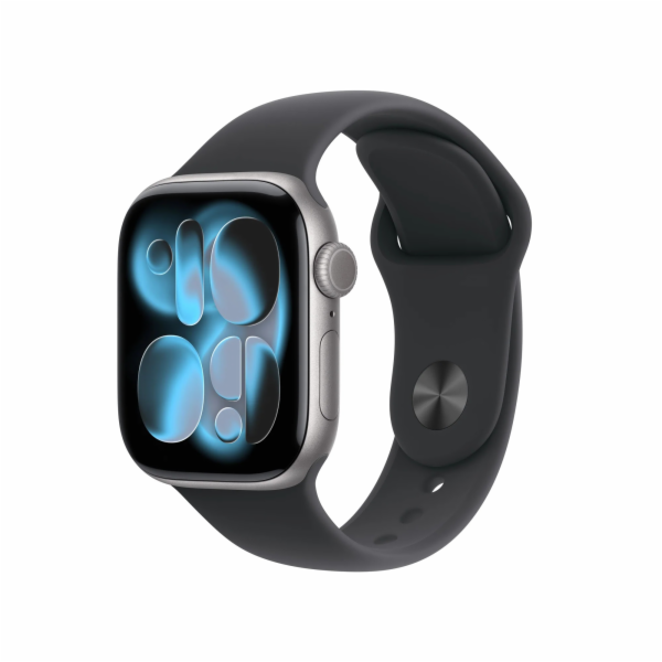Apple Watch Series 11 GPS 42mm Kozmický sivý hliník s čie...