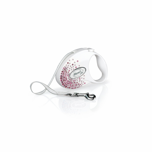 Flexi Vodítko Glam Splash S pásek 3m Pink