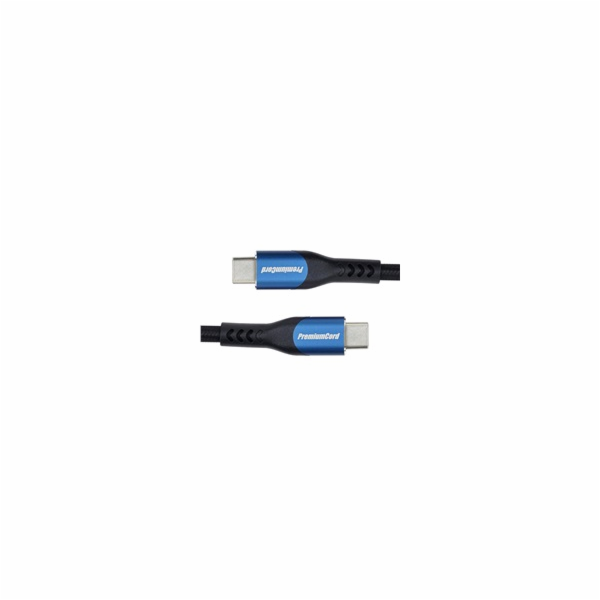 PremiumCord USB-C kabel ( USB 3.2 GEN 2x2, 5A, 100W, 20Gb...