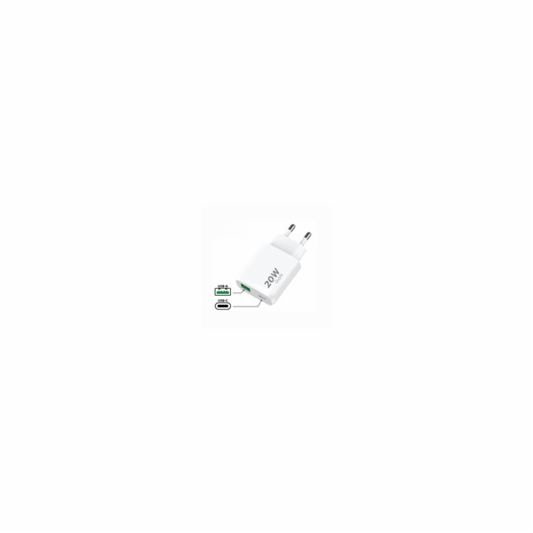WG - Síťová nabíječka 2x USB, 1x USB-C PD 20W + 1x USB-A ...