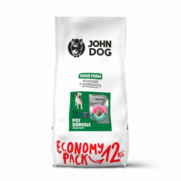 JOHN DOG Good Form Small breeds Chicken with beef - suché...