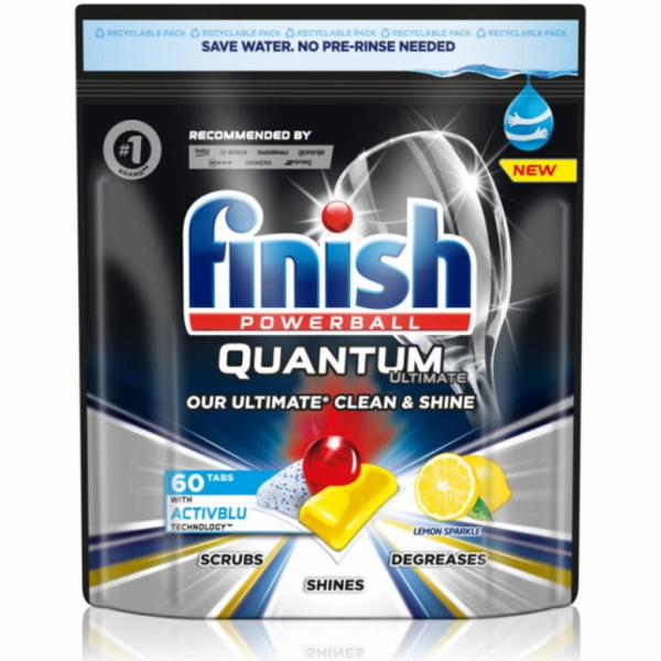 Finish Finish, Tablety do myčky Quantum Ultimate, Citrón,...