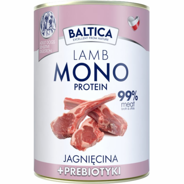 BALTICA Nutraceutic Mono Lamb with prebiotics - vlhké krm...