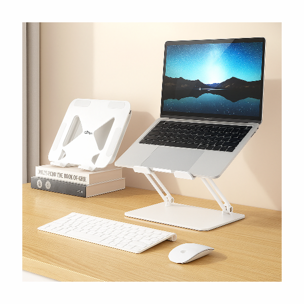 MEDIA-TECH Stojan na notebook – Laptop Stand MT2661W (bílý)