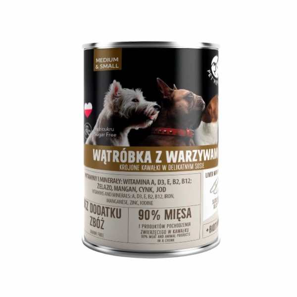 PET REPUBLIC Adult Medium & Small Liver with vegetables -...