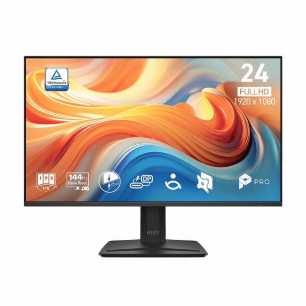 MSI Pro/MP242 E14C/23,8"/IPS/FHD/144Hz/1ms/Černá/3R