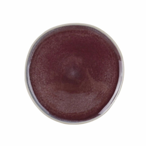 DOMOLETTI Jídelní talíř Cherry Velvet, O 26,8 cm, bílý/fi...