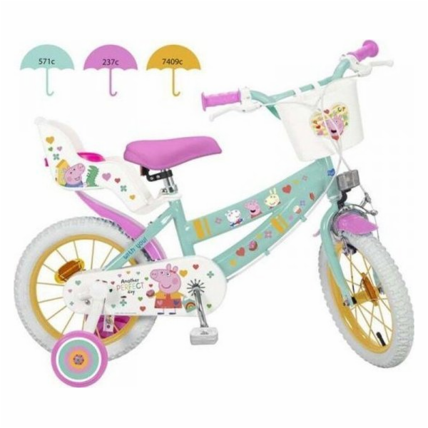 Dětské kolo Toimsa 12“ Swinka Peppa green