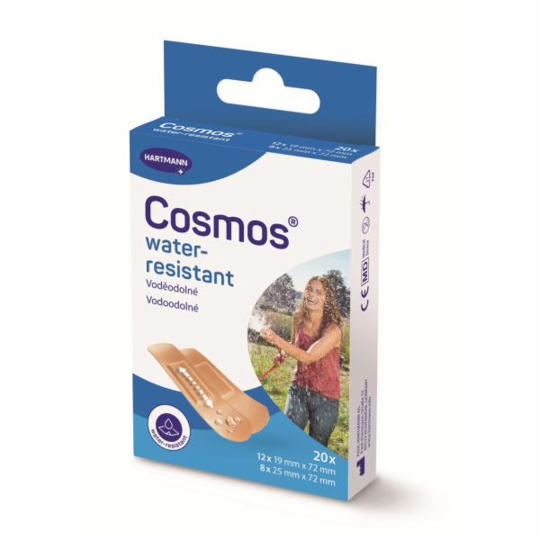 Náplast Cosmos, voděodolná, 2 velikosti, 20 ks