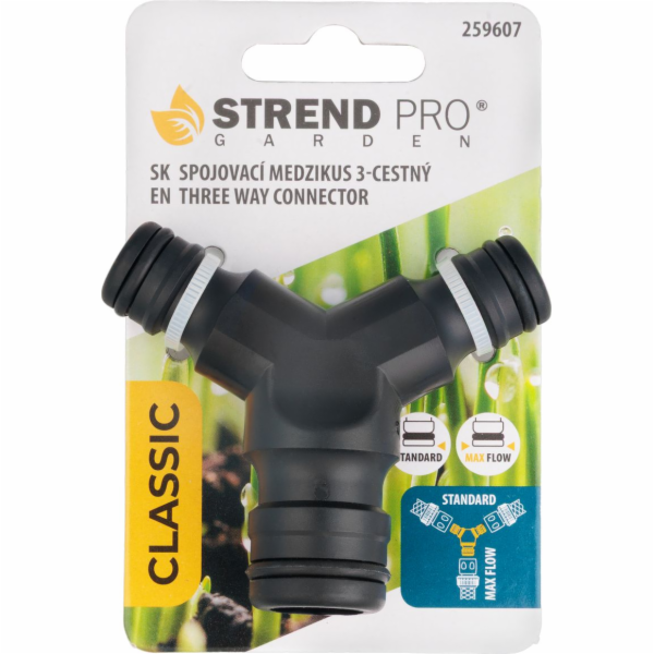 Spojovací mezikus Strend Pro Garden, 3cestný, MAX FLOW, r...