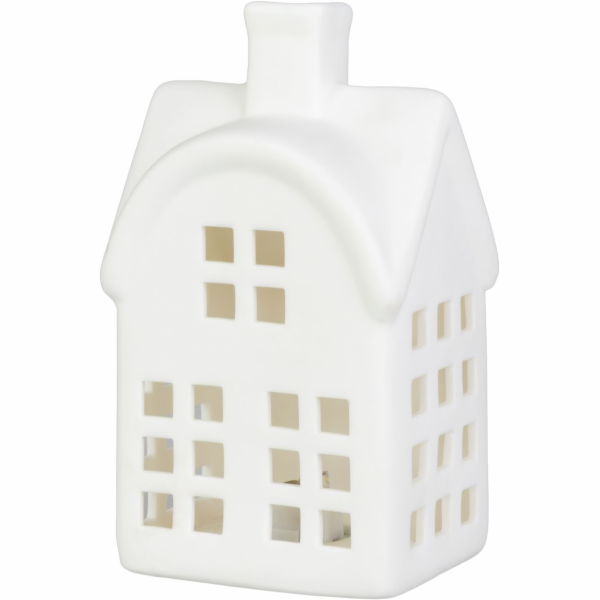 Dekorace MagicHome Vánoce, domeček, 7.3x8.7x15.3 cm
