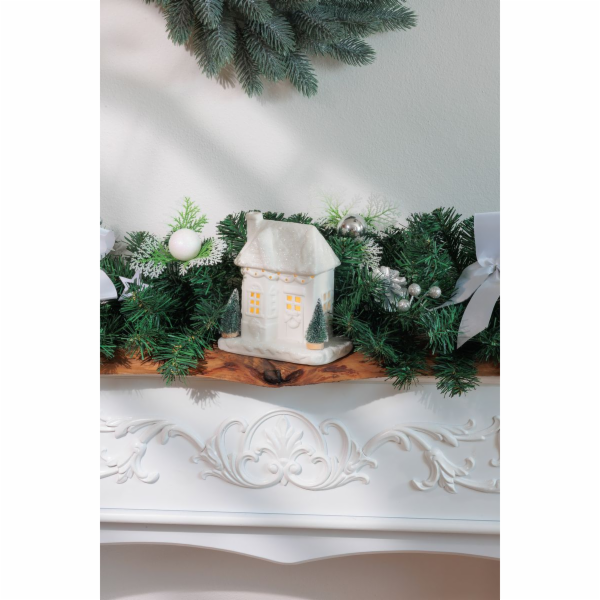 Dekorace MagicHome Vánoce, Dům, LED, 9x15x17 cm