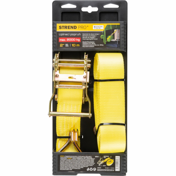 Popruh Strend Pro, upinaci, pas s racnou, 50 mm, L-10 m, ...