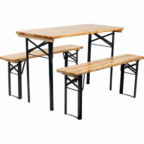 Set pivný DORTMUND Mini3, stôl 117x56x76,5 cm, 2x lavica ...