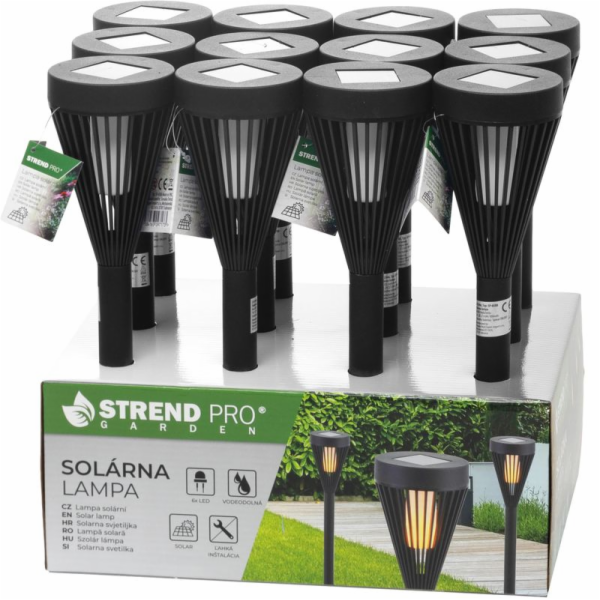 Lampa Strend Pro Garden Amorfa, solárna, 7,5x39,5 cm, Sel...
