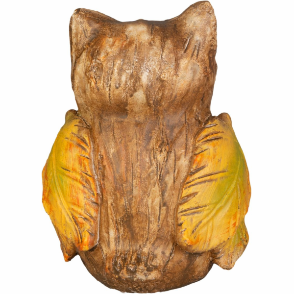 Dekorace MagicHome Nature, Sova, polyresin, 7,8x6,8x10 cm
