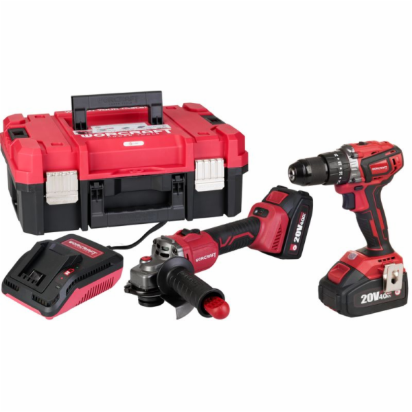Set Worcraft XCUBE001 ShareSYS Toolbox, šroubovák CHD-S20...