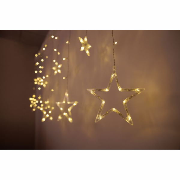 Reťaz MagicHome Vianoce Curtain, 138x LED teplá biela, s ...