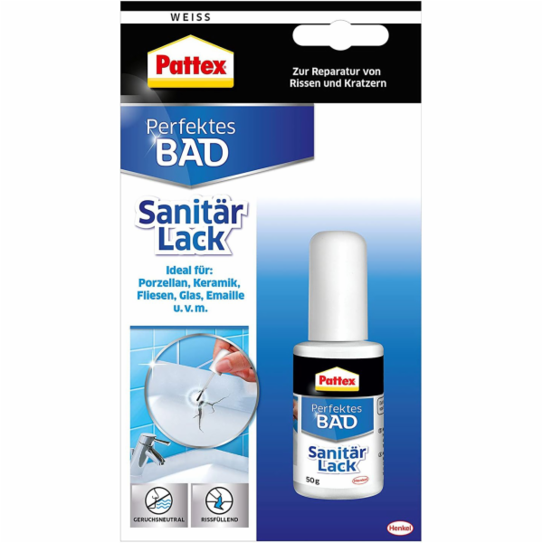 Lak Pattex® Sanitární opravný lak na umyvadla a vany, 50 g