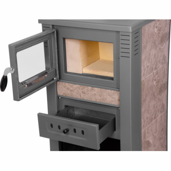 Kachle Nova Ceramic, 7,5 kW, 120 mm, mocca