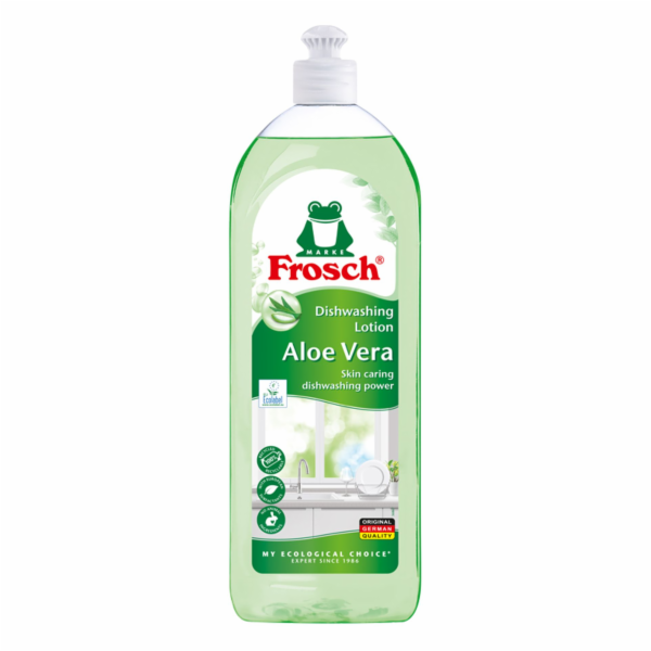 Prostriedok Frosch, na umývanie riadu, aloe vera, 750 ml