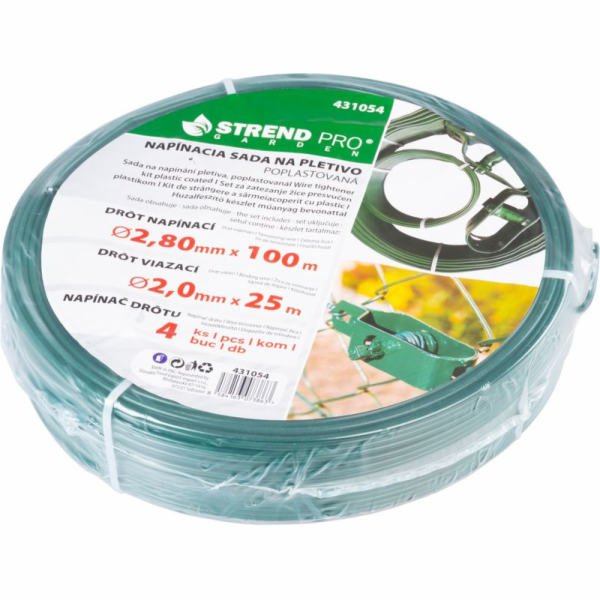 Sada drôtov Strend Pro, na pletivo Pwire.mc PVC, napínací...