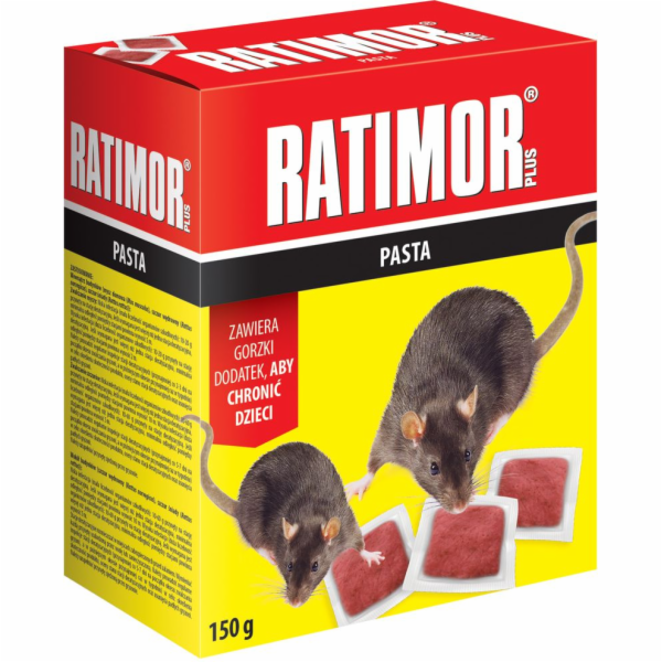 Návnada RATIMOR® Bromadiolon, mäkká, na myši a potkany, 1...