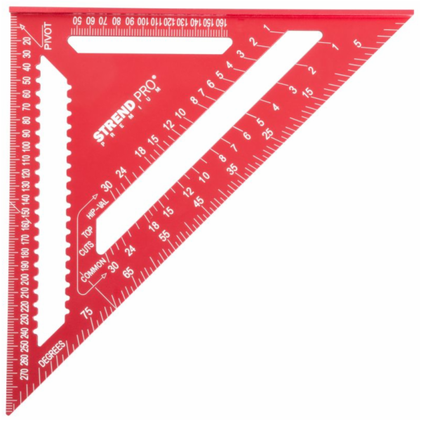 Strend Pro Premium úhelník, trojúhelník, 300 mm, ALU, 533 g