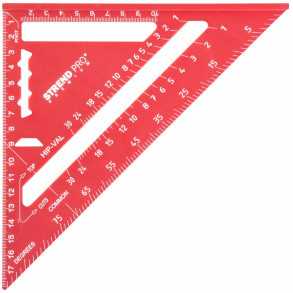 Strend Pro Premium úhelník, trojúhelník, 180 mm, ALU, 193 g