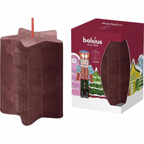 Sviečka Bolsius Pillar, Vianoce, Star Luskáčik, tvar hvie...