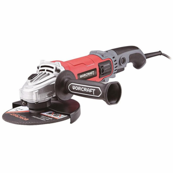 Worcraft AG14-125S, 1400W, 125 mm, úhlová bruska