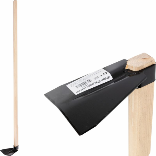Motyka Strend Pro, Fe, okopávací, šířka 11 cm, dřevěná ná...