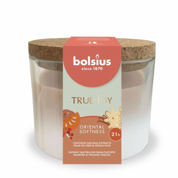 Svíčka Bolsius True Joy Oriental Softness, vonná, 75/80 m...