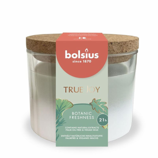 Svíčka Bolsius True Joy Botanic Freshness, vonná, 75/80 m...