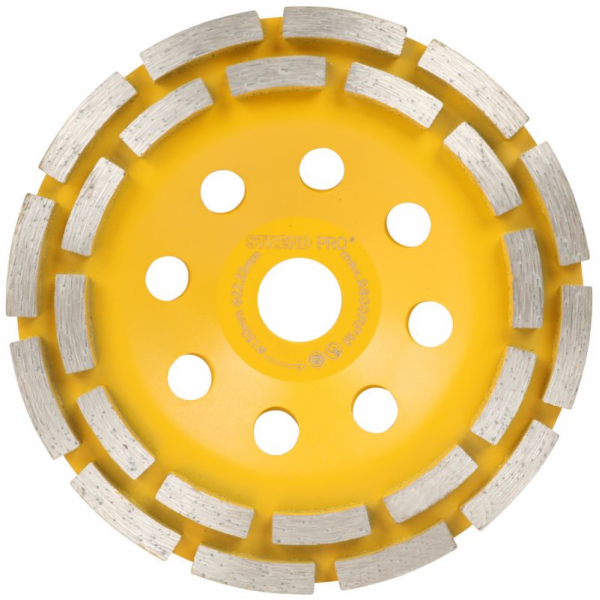 Strend Pro CGW11, 150 mm, 2 řadyDiamantový brusný kotouč,...