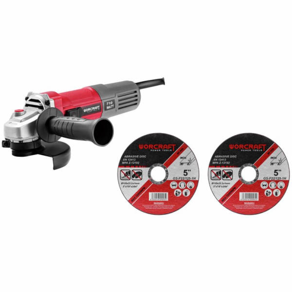 Bruska Worcraft AG08-115P, 710W, 115 mm, M14, úhlová brus...