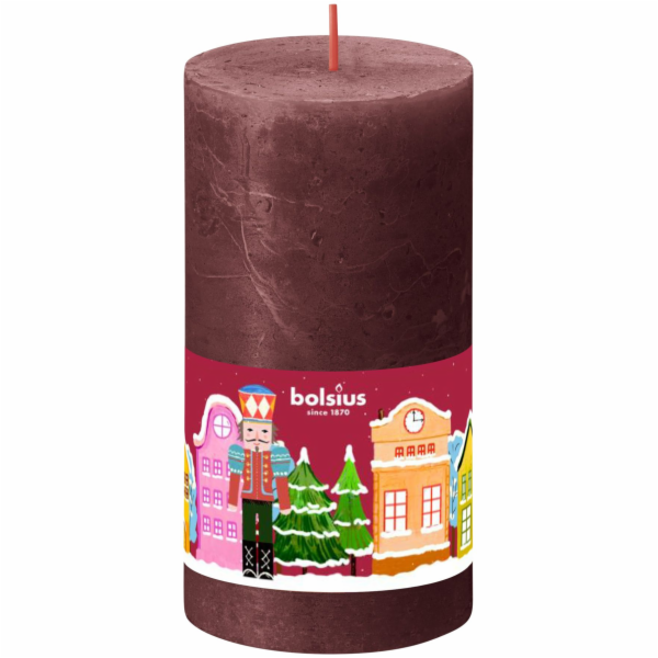 Svíčka Bolsius Louskáček, válcová, vánoční, 54 hodin, 68x...