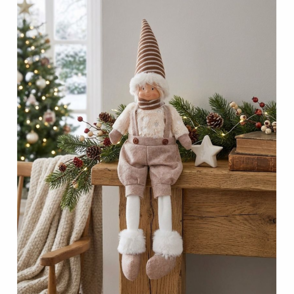 MagicHome Vánoční figurka, Chlapeček s vysokým kloboukem,...