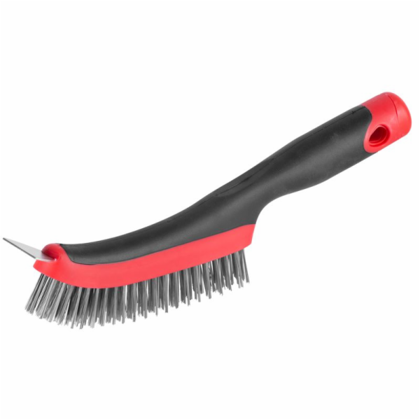 Kartáč Strend Pro ComfortGrip CG687, 4 řady, ocelový, se ...