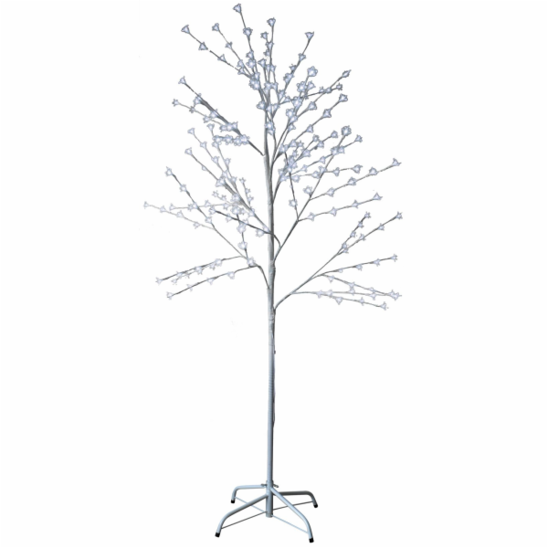 Strom MagicHome Cherry Tree, 180 cm, bílý, LED studená bí...