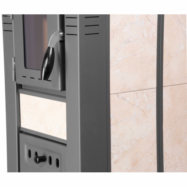Kachle Pro LAVA Ceramic, béžové, 6,5 kW, 120 mm