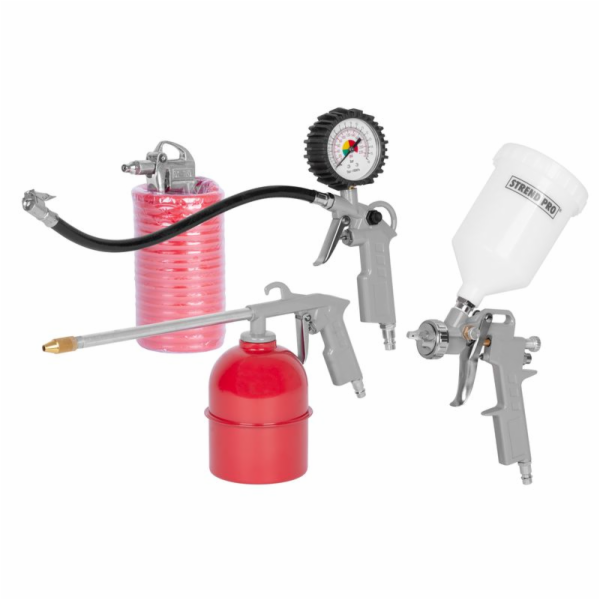 Kompresorová sada Airtool W-2005A1, 5 dílů, stříkání/fouk...