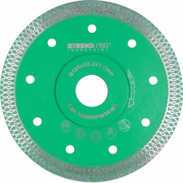 Strend Pro Industrial 125x22,2x1,2 mm, diamant, ultra tenký