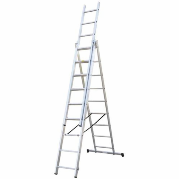 Žebřík Strend Pro DW 3x6, Alu, EN 131 max. 3,69 m