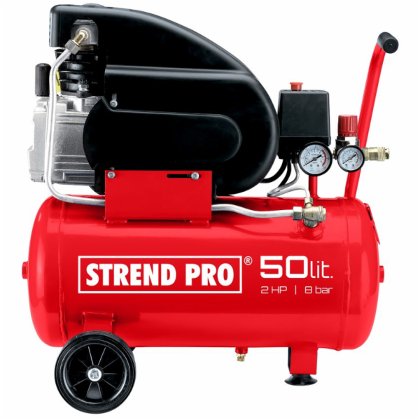Kompresor Strend Pro FL2050-08, 1,5 kW, 50 litrů, 1 píst
