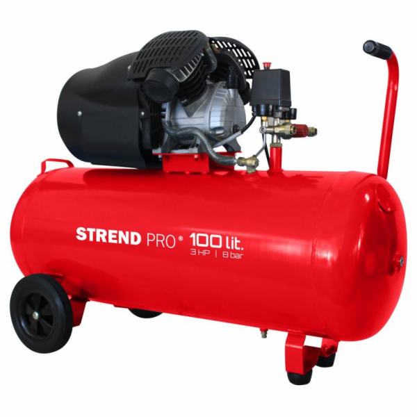 Kompresor Strend Pro HSV-100-08, 2,2 kW, 100 litrů, 2 písty