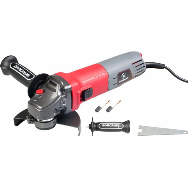 Worcraft AG08-125S, 820W, 125 mm, M14, úhlová bruska, reg...