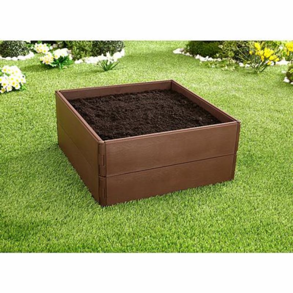 Zahradní záhon RB053, 57x13 cm, PP, 8dílný, zvýšený